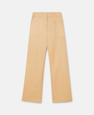 Stella McCartney Alter Mat Breda Leg Långbyxor Dam Butter | 1467OETUV
