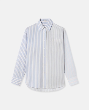 Stella McCartney Candy Stripe Boyfriend Skjorta Dam Multicolour | 4308UJIKY