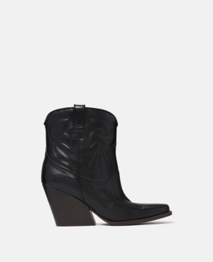 Stella McCartney Cloudy Alter Mat Cowboy Stövlar Dam Svarta | 8263ZKGTV