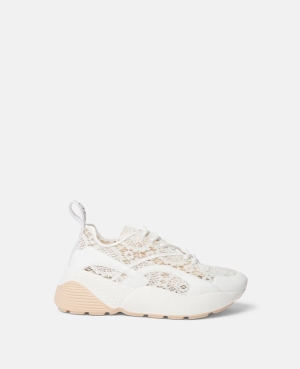 Stella McCartney Eclypse Spets Träningsskor Dam Vita | 4563OKBSV