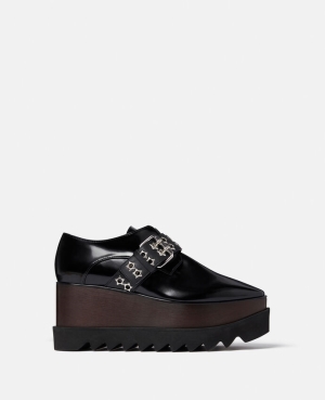 Stella McCartney Elyse Stud Band Platform Kilklack Dam Svarta | 5138NCFOP