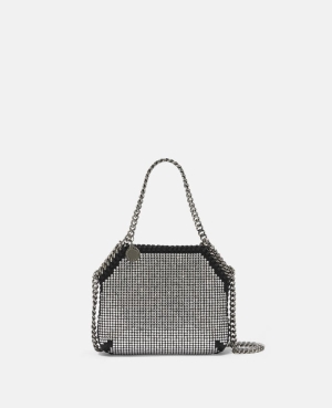 Stella McCartney Falabella Crystal Mini Axelväska Dam Svarta | 4508DPVKY