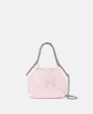 Stella McCartney Falabella Crystal Mini Axelväska Dam Rosa | 8695MQFVP