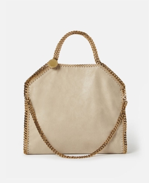 Stella McCartney Falabella Fold-Over Toteväska Dam Grädde | 3042DHQZJ