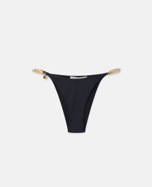Stella McCartney Falabella High Leg Bikini Briefs Badkläder Dam Svarta | 0136PCITH