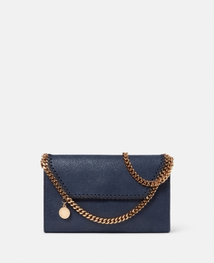 Stella McCartney Falabella Mini Crossbody Väska Dam Indigo | 9581NCKDV