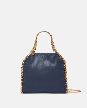 Stella McCartney Falabella Mini Toteväska Dam Indigo | 0491ZAKYU
