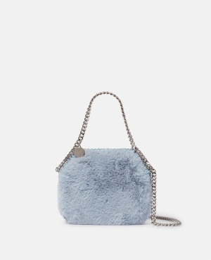 Stella McCartney Falabella Mini Toteväska Dam Blå | 6582QLOIZ