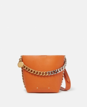 Stella McCartney Frayme Bucket Bag Dam Flamingo | 7816LMQAV