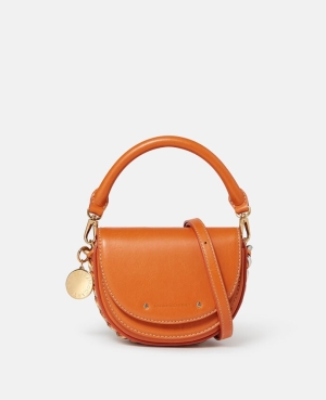 Stella McCartney Frayme Ryder Medium Flap Axelväska Dam Flamingo | 2364MIQYX