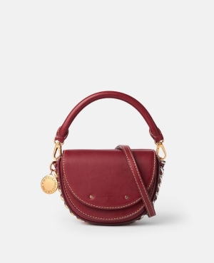 Stella McCartney Frayme Ryder Medium Flap Axelväska Dam Rosa | 5930QEKVL