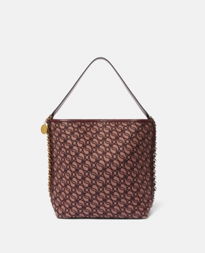 Stella McCartney Frayme S-Wave Toteväska Dam Vinröda | 6031DXTGM