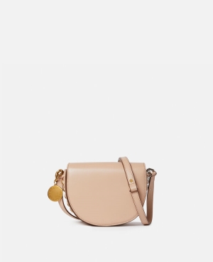 Stella McCartney Frayme Small Flap Axelväska Dam Rosa | 8024VOSAZ