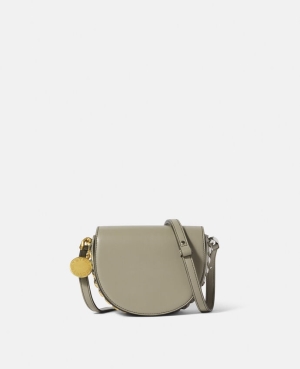 Stella McCartney Frayme Small Flap Axelväska Dam Bamboo | 8240YOFMA