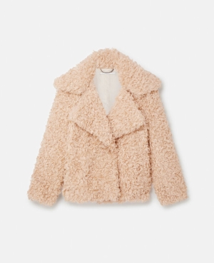 Stella McCartney Korta Teddy Rockar Dam Oat | 4065YAQXT
