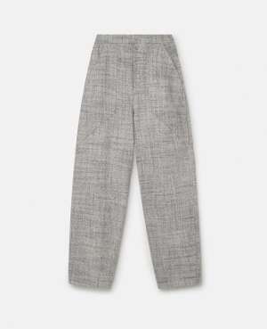 Stella McCartney Loose Fit Tailored Tailoring Dam Oat | 5021NUZFG