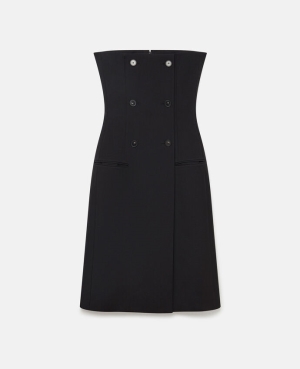 Stella McCartney Moulded Bustier Klänning Dam Svarta | 8702WJKHD