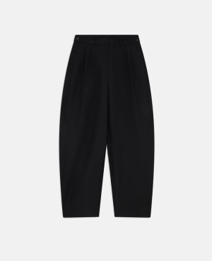 Stella McCartney Plisserad Breda Leg Tailoring Dam Svarta | 0869DPLOT