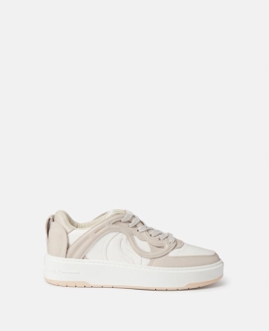 Stella McCartney S-Wave 2 Mid-Top Träningsskor Dam Grädde Vita | 8043DUHBC