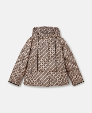 Stella McCartney S-Wave Korta Puffer Rockar Dam Raffia | 2387WOAUQ