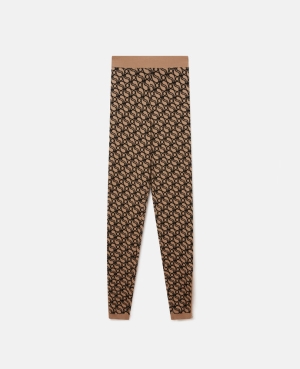 Stella McCartney S-Wave Stickad Långbyxor Dam Multicolour | 8273MQLOR