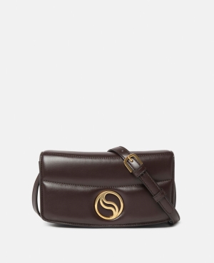 Stella McCartney S-Wave Vadderad on Rem Plånbok Dam Choklad Bruna | 7592UFRGT
