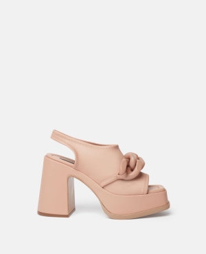 Stella McCartney Skyla Chain Platform Sandals Höga Klackar Dam Rosa | 0925WHUEC