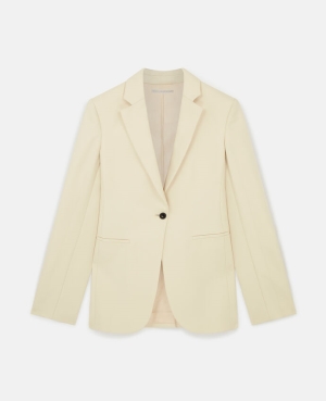 Stella McCartney Slim Fit Tailored Blazers Dam Butter | 4925RIKYH