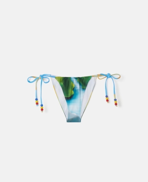 Stella McCartney Smile Print Side-Tie Bikini Briefs Badkläder Dam Multicolour | 2390ZKMLN