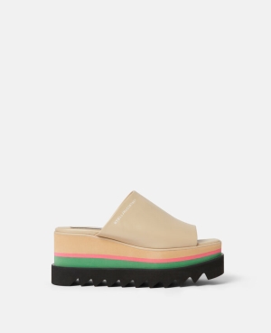Stella McCartney Sneak-Elyse Platform Mules Kilklack Dam Bruna | 4081ZVUJL