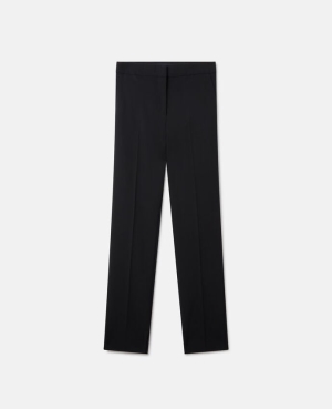 Stella McCartney Split Cuff Hetero Leg Tailoring Dam Svarta | 6973LIPNB