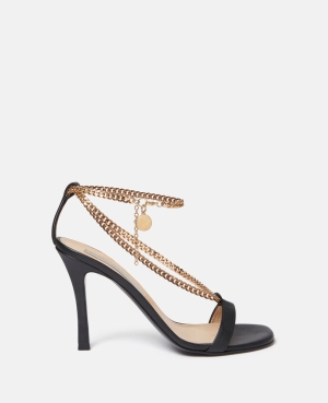 Stella McCartney Stella 100 Klackar Sandals Höga Klackar Dam Svarta | 4263CPVGF