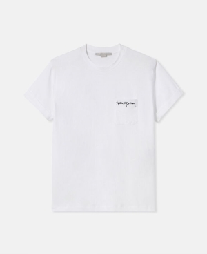 Stella McCartney Stella Logo Heart Embroidery T-shirt Dam Vita | 8429KBDAY
