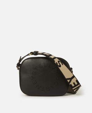 Stella McCartney Stella Logo Mini Bags Dam Svarta | 5416UQKYX