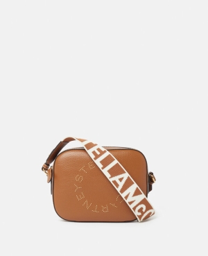 Stella McCartney Stella Logo Mini Bags Dam Pecan | 6981WXKIQ