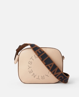 Stella McCartney Stella Logo Mini Bags Dam Rosa | 7891NAQFL