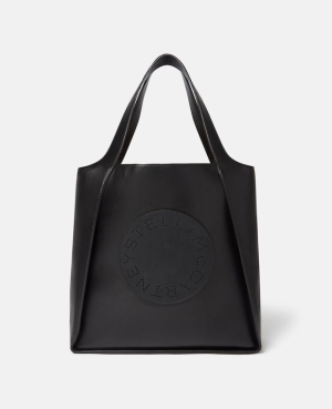 Stella McCartney Stella Logo Square Toteväska Dam Svarta | 5178QWUPJ