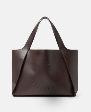 Stella McCartney Stella Logo Toteväska Dam Choklad Bruna | 1602HYOVF