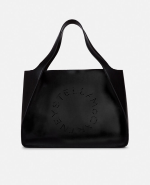 Stella McCartney Stella Logo Toteväska Dam Svarta | 3085BUINX