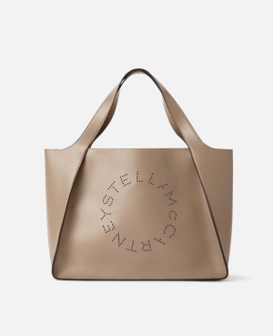Stella McCartney Stella Logo Toteväska Dam Moss | 3147WZYTN