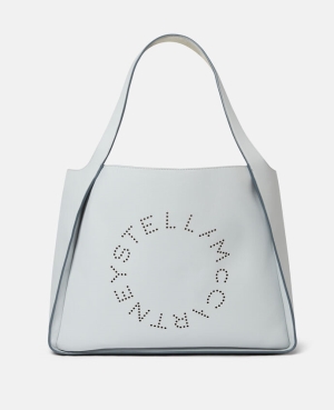 Stella McCartney Stella Logo Toteväska Dam Blå | 8061WOVAL
