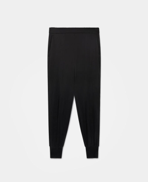Stella McCartney Stretch Cady Tailored Långbyxor Dam Svarta | 3591ABRZV