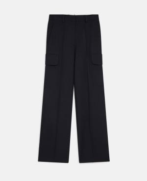 Stella McCartney Tailored Hetero Leg Cargo Tailoring Dam Ink | 6803KHRJG