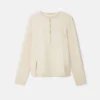 Arlesa blus med dubbel slits och dragkedja