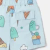 Badshorts med glassmönster Badshorts med glassmönster