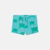 Badshorts med grodtryck