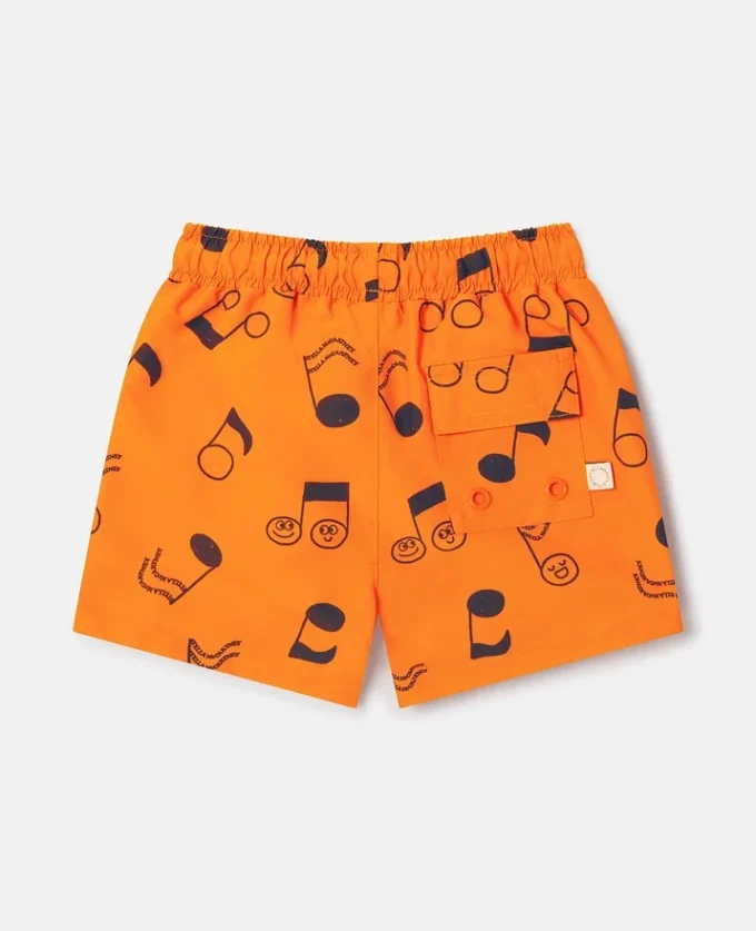 Badshorts med musiknoter