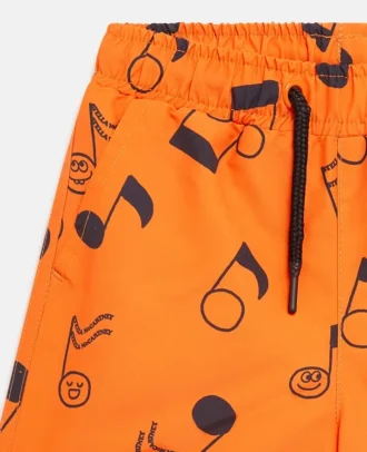 Badshorts med musiknoter