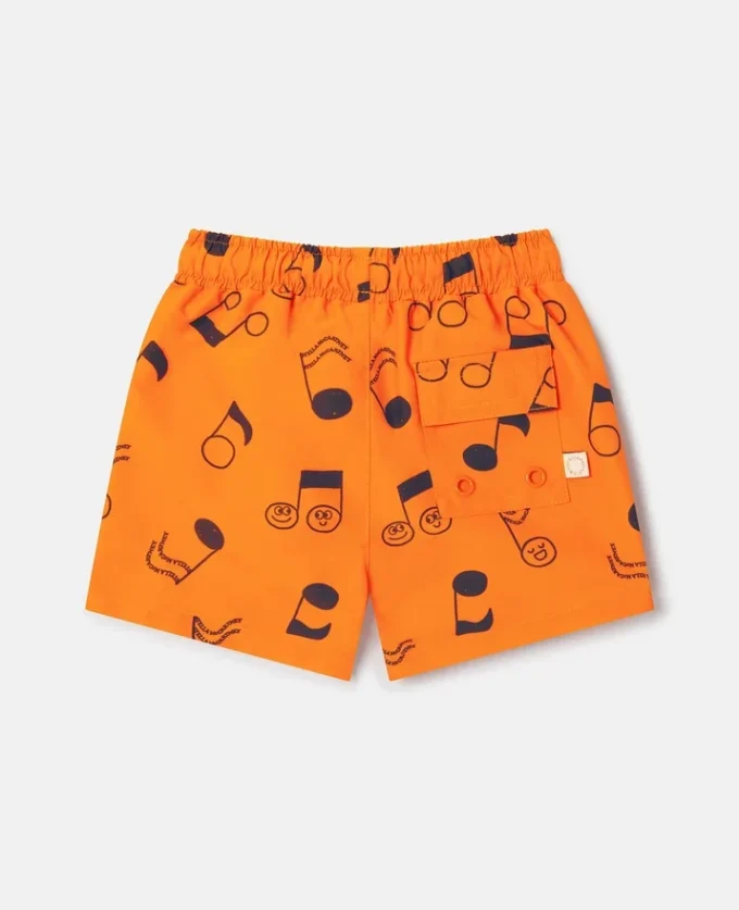 Badshorts med musiknoter