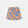 Badshorts med skateboardtryck